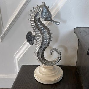 Wooden seahorse decoration